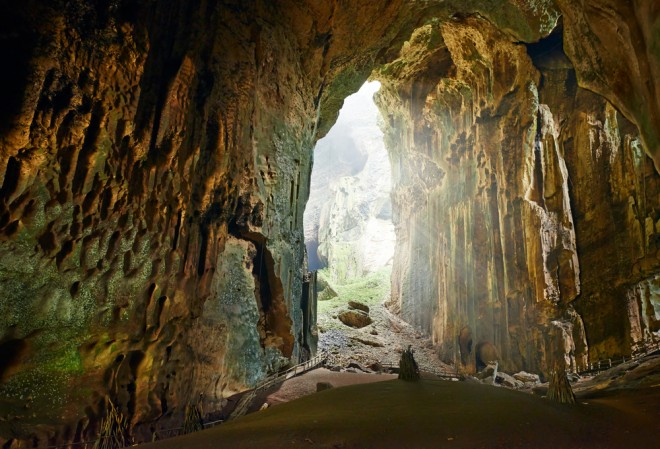 Grottorna i Gomantong på Borneo - Malaysia