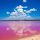 Rosa sjö i Australien.